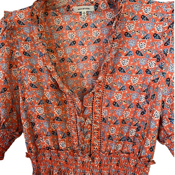 Max Studio Dresses & Skirts - Max Studio Boho Tiered Floral Maxi Dress